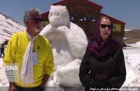 دومین جشنواره مجسمه‌های برفی و یخی در توچال