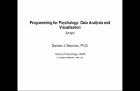 001 Programming for Psychology &amp; Vision Science - Arrays