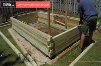 مراحل ساخت گلخانه کوچک چوبی