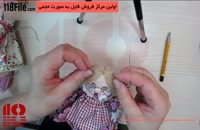 نقاشی صورت عروسک های روسی به همراه نصب مو