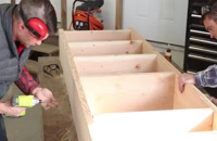 آموزش ساخت قفسه کتاب چوبی