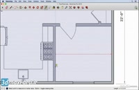 آموزش مدل سازی اسکچاپ SketchUp2019 Modeling Drawing a floor plan
