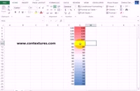 Show Temperature With Excel Color Scale