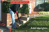 آموزش نصب نرده برای پله های حیاط با استفاده از لوله