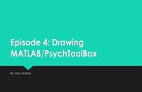 Drawing with Psychtoolbox